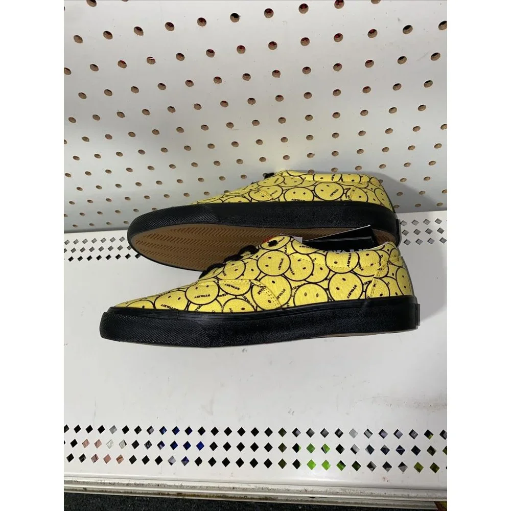 RARE AIRWALK Retro Smiley Face Logo Mens Athletic Lifestyle Skate Shoes Size 8 - Picture 6 of 8
